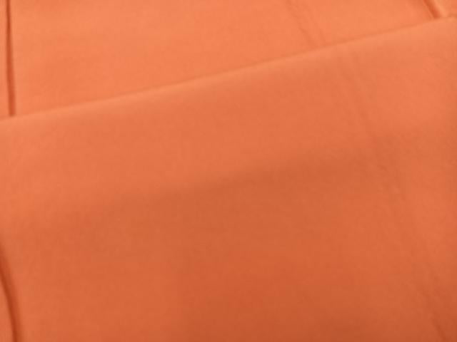 平和屋着物■上質な色無地　丹色　正絹　逸品　BAAX5112mz
