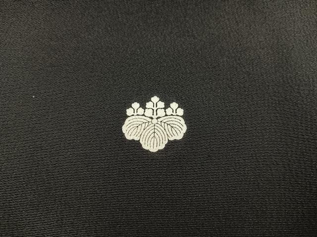 平和屋着物■豪華黒留袖　刺繍　枝松文　暈し染め　金糸　正絹　逸品　BAAX5125mz