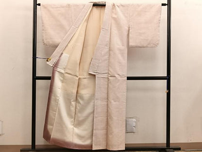 平和屋着物■上質な紬　絣文様　正絹　逸品　BAAX5127mz