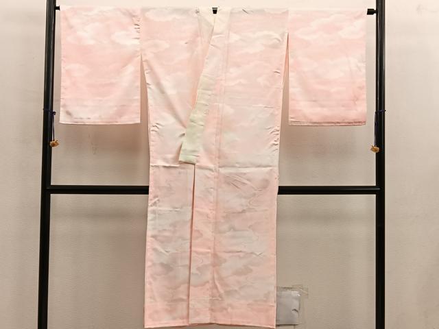 平和屋着物■長襦袢　無双仕立て　雲重ね文　暈し染め　洗える着物　BAAX5130mz