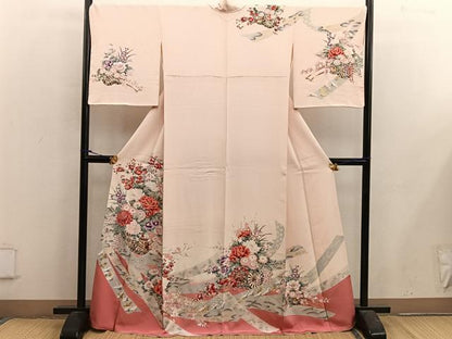 平和屋着物■訪問着　花車文　金彩　正絹　逸品　BAAX5142mz