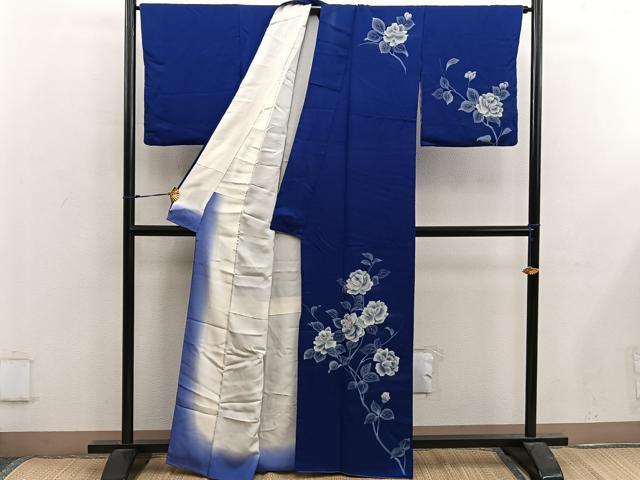 平和屋着物■訪問着　枝花文　金彩　正絹　逸品　BAAX5152mz