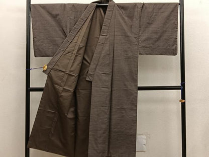 平和屋着物■男性　本場大島紬　100亀甲　総詰め　正絹　逸品　BAAX5166mz
