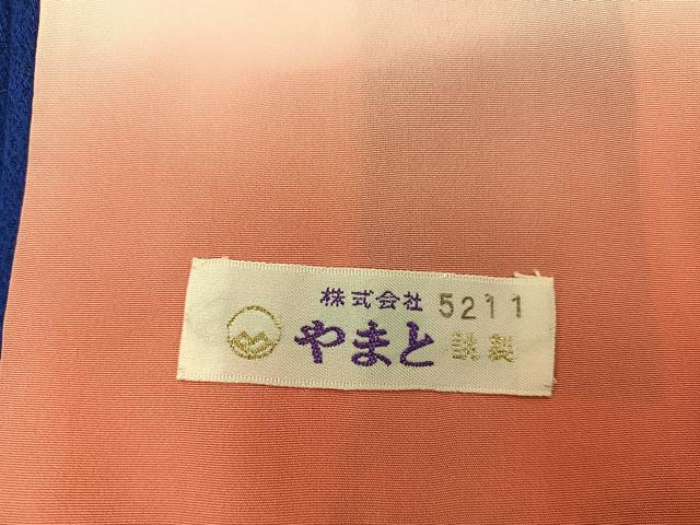 平和屋着物■訪問着　駒刺繍　文箱花文　暈し染め　銀彩　やまと誂製　正絹　逸品　BAAX5173mz