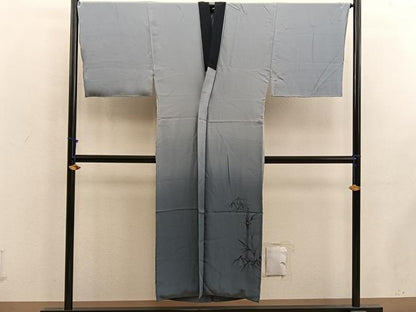 平和屋着物■男性　長襦袢　袷　風景文　正絹　逸品　BAAX5179mz