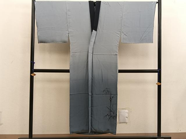 平和屋着物■男性　長襦袢　袷　風景文　正絹　逸品　BAAX5179mz