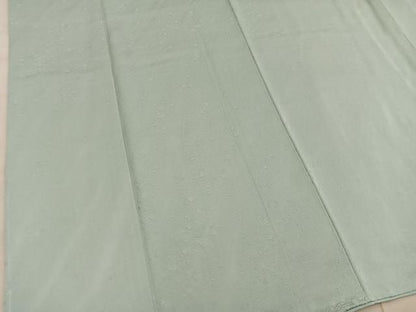 平和屋着物■上質な色無地　草葉地紋　水浅葱色　正絹　逸品　未使用　BAAX5184mz