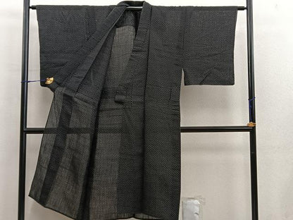 平和屋着物＊夏物　男性　上布　絣文様　BAAX5190mz