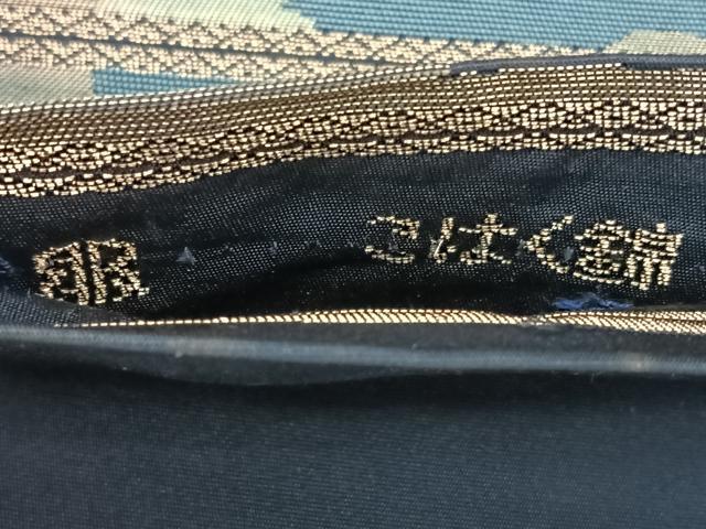 平和屋着物◎西陣　服部織物謹製　六通柄袋帯　こはく錦　霞文　金糸　引箔　正絹　逸品　BAAX5207qw