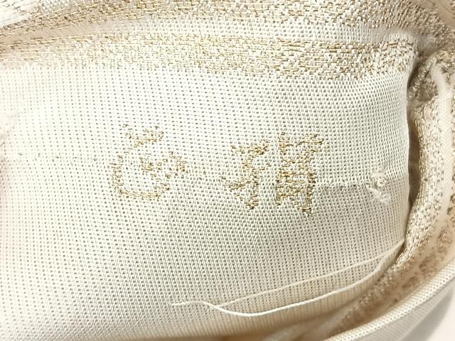 平和屋着物◎西陣　服部織物謹製　六通柄袋帯　唐織　こきん錦　菊文　金糸　正絹　逸品　BAAX5224qw