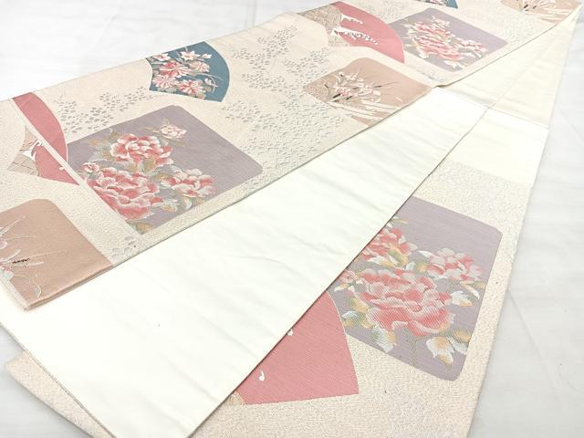平和屋着物◎六通柄袋帯　琳派綴錦　金糸　正絹　逸品　BAAX5228qw