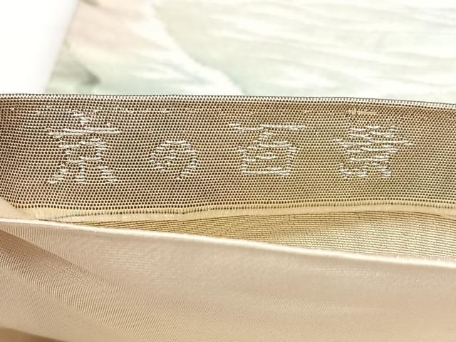 平和屋着物◎六通柄袋帯　京の百景　丹後立岩　金銀糸　正絹　逸品　BAAX5256qw