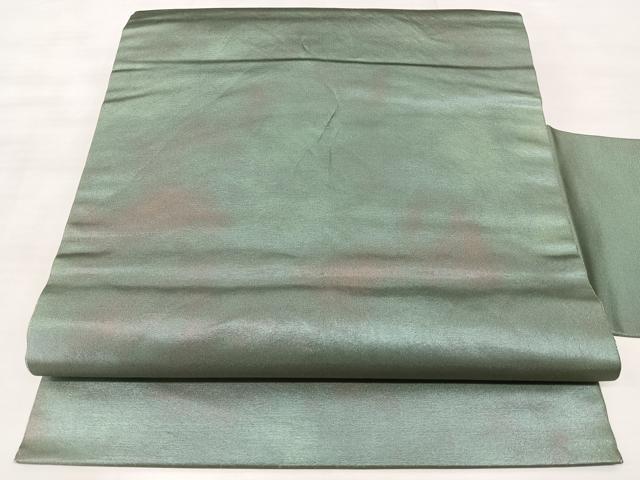 平和屋着物◎九寸名古屋帯　霞文　引箔　正絹　逸品　BAAX5266qw