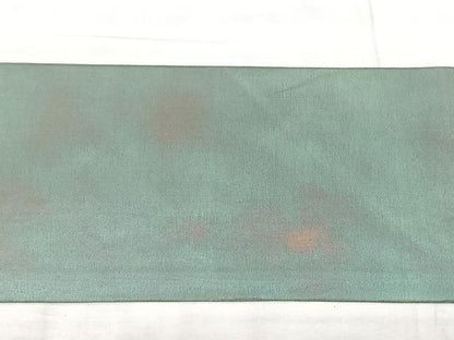 平和屋着物◎九寸名古屋帯　霞文　引箔　正絹　逸品　BAAX5266qw