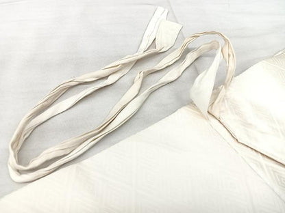 平和屋着物◎つけ帯　総絞り　雲文　正絹　逸品　BAAX5298qw