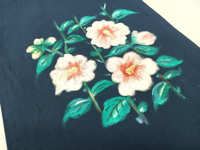 平和屋着物◎六通柄　京袋帯　格子花文　BAAX5323qw