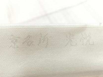 平和屋着物◎九寸名古屋帯　京名所　光悦　プラチナ二重箔　正絹　逸品　BAAX5332qw