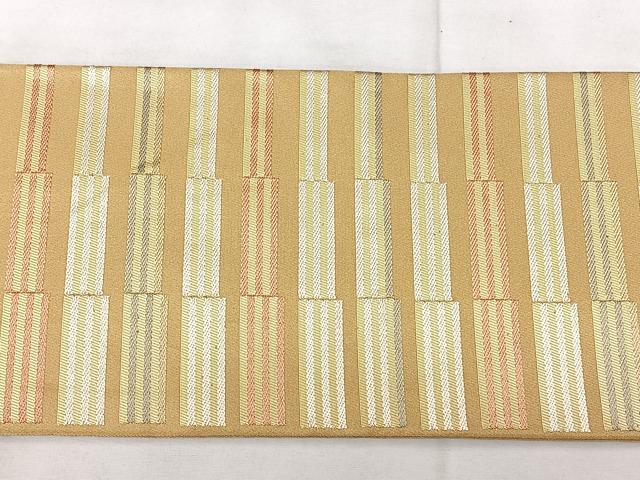 平和屋着物◎九寸名古屋帯　幾何学文様　BAAX5334qw