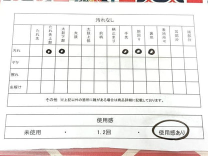 平和屋着物◎八寸名古屋帯　型染め　七宝花文　綿　逸品　BAAX5370qw