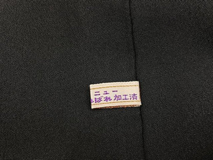 平和屋着物■豪華黒留袖 駒刺繍 地紙重ね風景花文 さが美扱い 正絹 逸品 BAAX5416mz