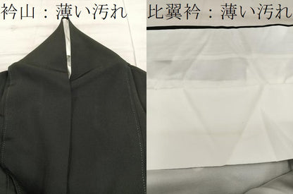 平和屋着物■豪華黒留袖 駒刺繍 御所車飛鶴文 暈し染め 金彩 正絹 逸品 BAAX5424mz