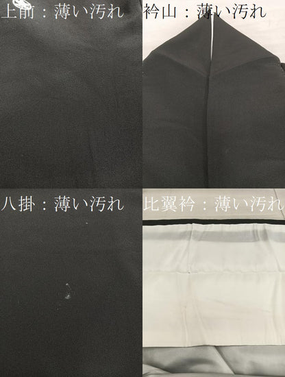 平和屋着物■豪華黒留袖 駒刺繍 宝尽くし吉祥花文 金彩 正絹 逸品 BAAX5431mz