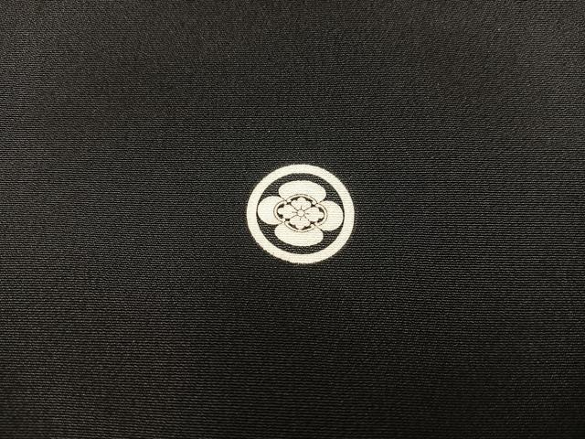 平和屋着物■豪華黒留袖　駒刺繍　御所車松文　金彩　正絹　逸品　BAAX5452mz