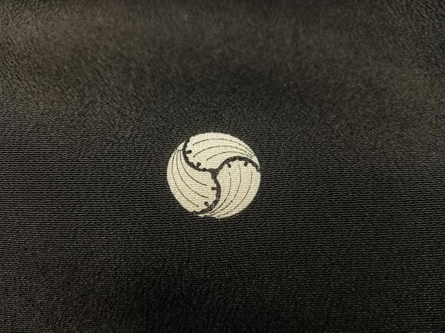 平和屋着物■豪華黒留袖 駒刺繍 地紙重ね七宝花鳥文 正絹 逸品 BAAX5465mz