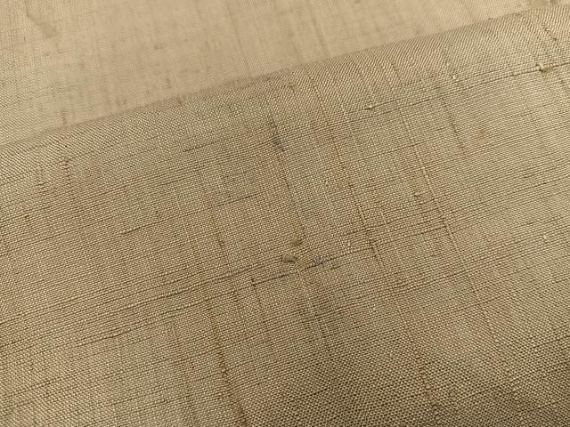 平和屋着物■男性 利休茶色 正絹 逸品 BAAX5468mz