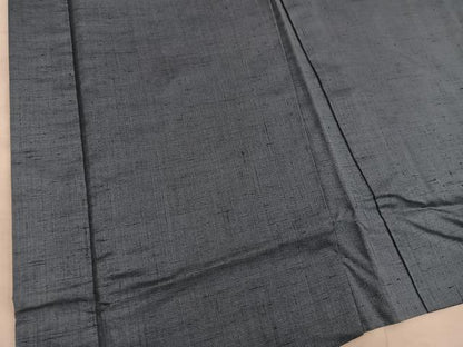 平和屋着物＃男性　羽織　紬　錆鼠色　正絹　逸品　BAAX5475mz