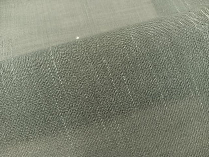 平和屋着物＊夏物　男性　紗紬　岩井茶色　正絹　逸品　BAAX5477mz