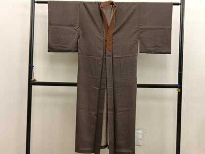 平和屋着物■男性 長襦袢 無双仕立て 亀甲文 ウール BAAX5478mz