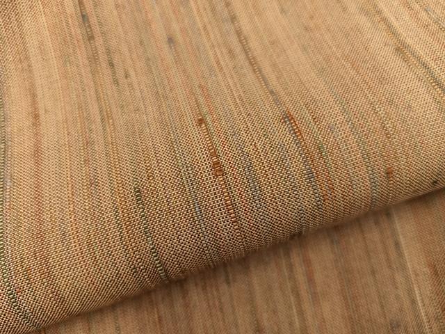 平和屋着物▽男性　紬　単衣　絣文様　正絹　逸品　BAAX5481mz