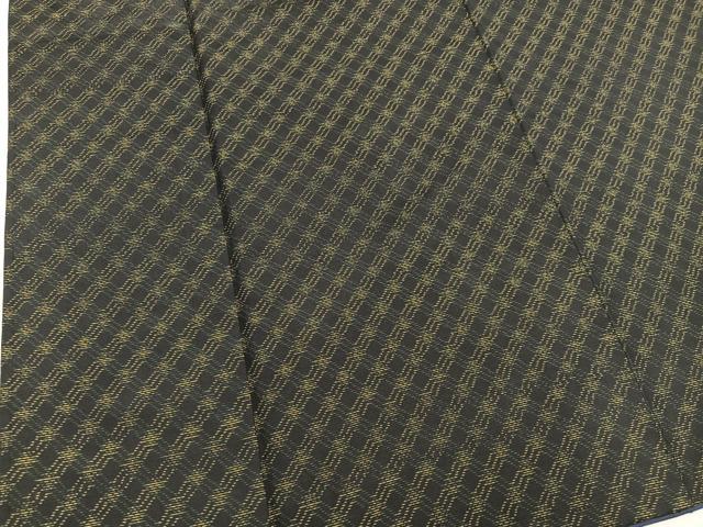 平和屋着物■男性 本場大島紬 幾何学文様 正絹 逸品 BAAX5483mz