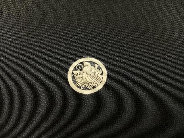 平和屋着物■豪華黒留袖 駒刺繍 扇面菊花文 金銀彩 やまと誂製 正絹 逸品 BAAX5498mz