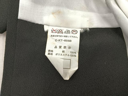 平和屋着物■豪華黒留袖　駒刺繍　御所車花文　正絹　逸品　BAAX5499mz