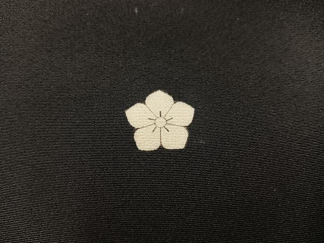 平和屋着物■豪華黒留袖 刺繍 鳳凰花文 金銀糸 正絹 逸品 BAAX5500mz
