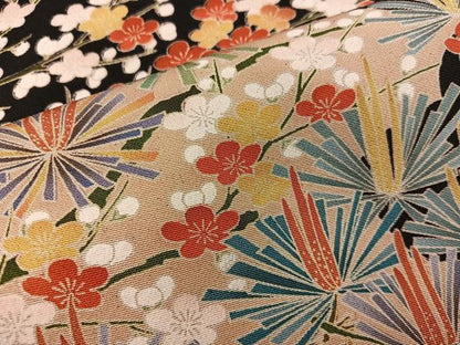 平和屋着物■豪華黒留袖　友禅　梅花文　正絹　逸品　BAAX5501mz