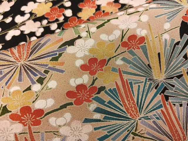 平和屋着物■豪華黒留袖　友禅　梅花文　正絹　逸品　BAAX5501mz