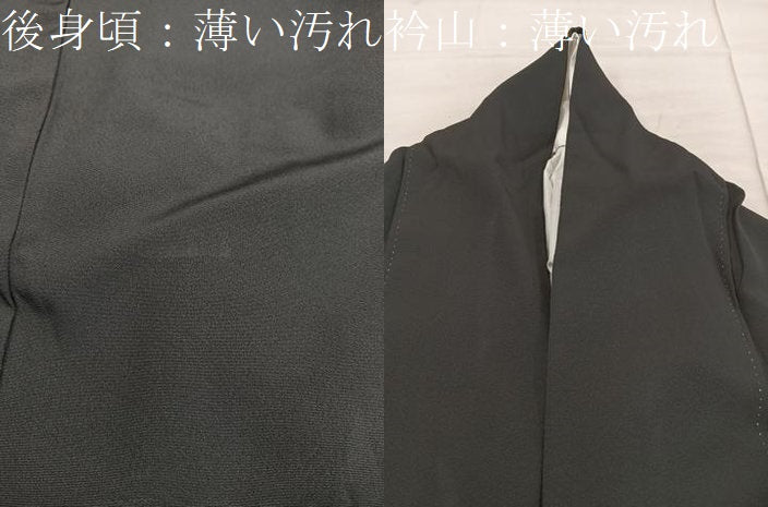 平和屋着物■豪華黒留袖 作家物 渡橋人物花文 暈し染め 金彩 正絹 逸品 BAAX5514mz