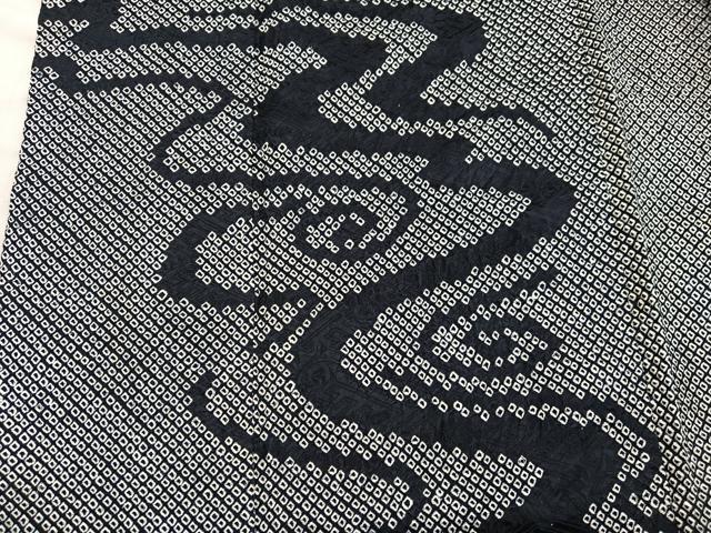 平和屋着物■訪問着 総絞り 流水文 正絹 逸品 BAAX5518mz