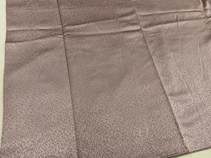 平和屋着物■上質な色無地　霞地紋　宗伝唐茶色　正絹　逸品　BAAX5536mz