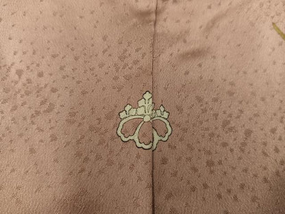 平和屋着物■訪問着　刺繍　草葉文　正絹　逸品　BAAX5542mz