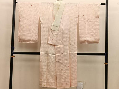 平和屋着物■長襦袢　無双仕立て　絞り　正絹　逸品　BAAX5554mz