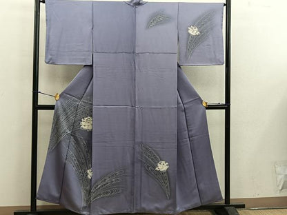 平和屋着物■訪問着　牡丹　正絹　逸品　BAAX5562mz