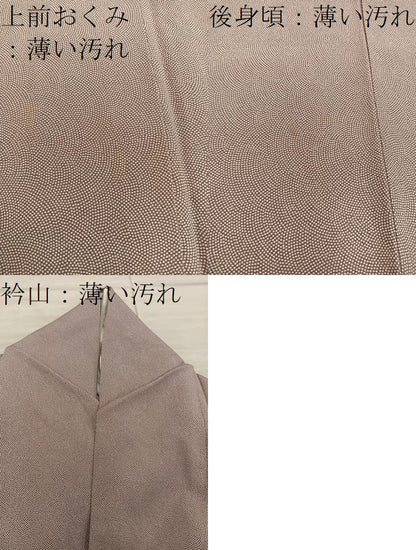 平和屋着物■江戸小紋　鮫小紋柄　正絹　逸品　BAAX5572mz