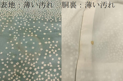 平和屋着物■上質な小紋 小花文 正絹 逸品 BAAX5578mz