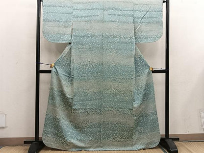 平和屋着物■上質な小紋 小花文 正絹 逸品 BAAX5578mz
