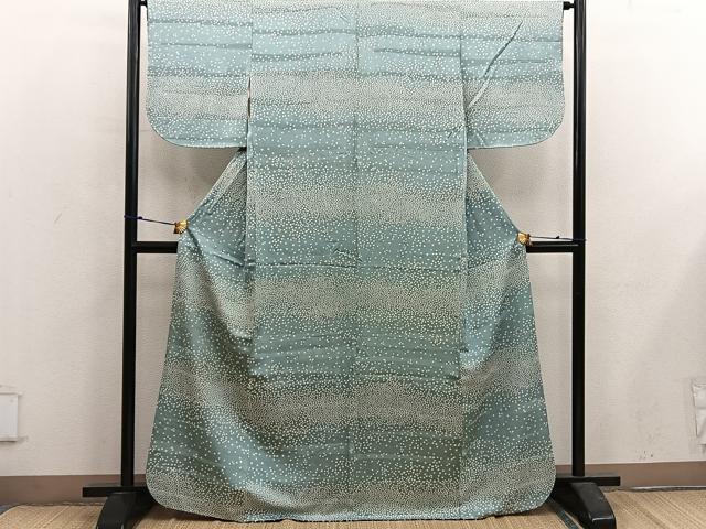 平和屋着物■上質な小紋 小花文 正絹 逸品 BAAX5578mz
