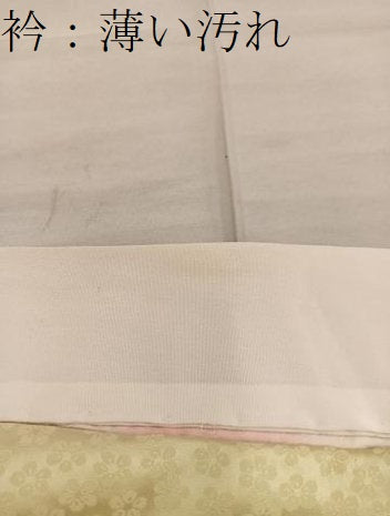 平和屋着物■長襦袢　袷　霞文　正絹　逸品　BAAX5593mz